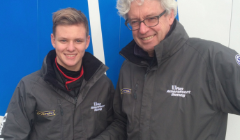 Mick Schumacher with Frits van Amersfoort
