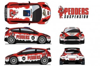Scott Pedder and Dale Moscatt's livery they will take into a solid WRC2 campaign overseas next month