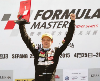 Formula Masters China Series driver Jake Parsons