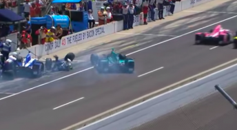 James Davison's Dale Coyne Racing crew were penalised for an unsafe release