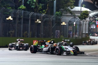 The Turn 13 hairpin at the Marina Bay street circuit will be widened by a metre as part of moficiations which start from Turn 11