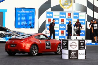 The Nissan GT Academy motorkhana test