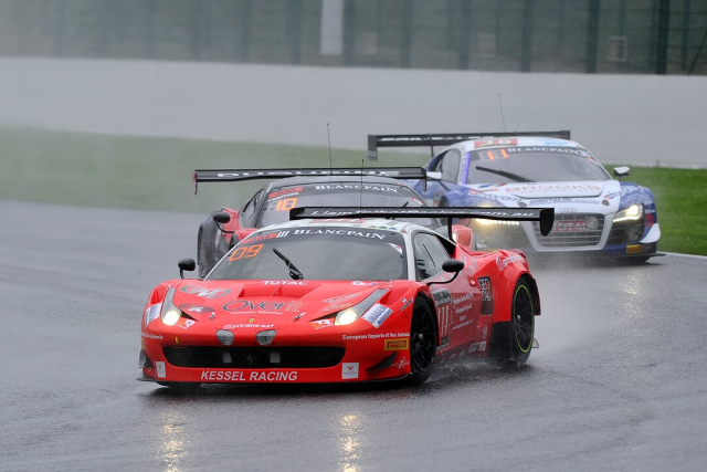 Talbot's Ferrari finished third in the Am Class