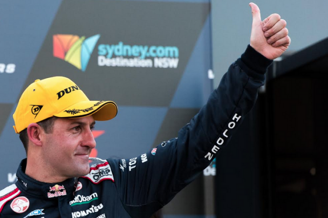 Jamie Whincup took victory in Race 22