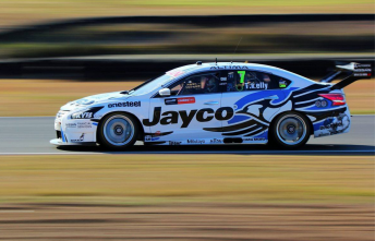 Todd Kelly's Nissan failed to see the finish of Race 20