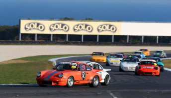 Sven Burchartz leads in the IROC Challenge