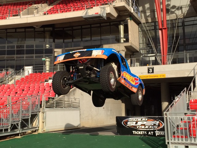 Matt Mingay's Hot Wheels stunt truck