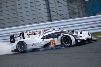 Mark Webber and Timo Bernhard have put the #17 Porsche on pole for Round 6 of the WEC at Fuji