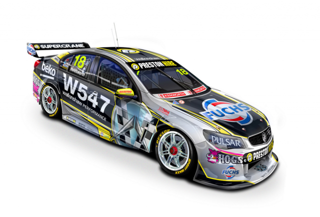 Holdsworth's car will carry W547 backing for the final three events of 2015