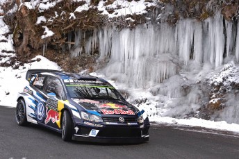 Ogier got down to business on the first full day of the 2016 WRC season