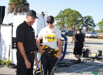 Bill Pappas (left) has been named as IndyCar's new vice-president of competition and race engineering