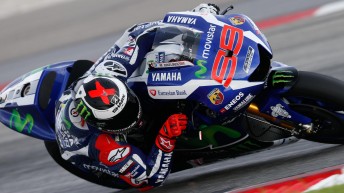 Jorge Lorenzo set the pace in testing at Sepang