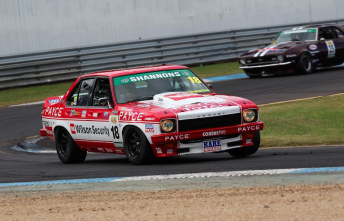 John Bowe on his way to victory in Race 2