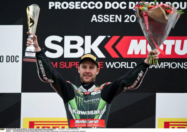 Jonathan Rea did the double in Assen