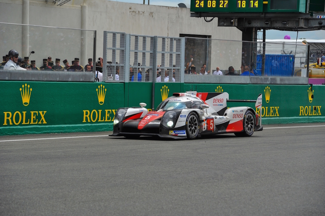 The moment Toyota’s race leading #5 TS050 Hybrid came to a halt in the final few minutes at Le Mans and so triggering the most heart-breaking finish in motorsport history
