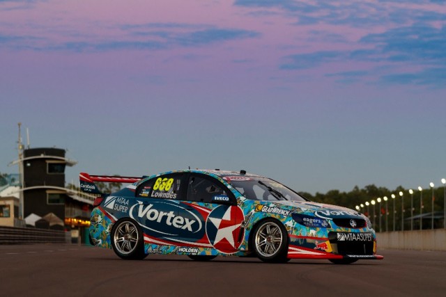Craig Lowndes' special one-off Darwin livery