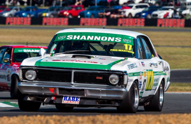 Johnson's Falcon on track during practice