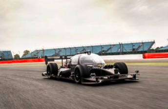 The first incarnation of Roborace's autonomous race car
