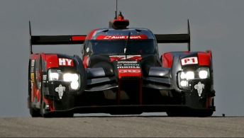 Audi's #7 R18 diesel-powered e-tron quattro has led a front-row lock-out for the Ingolstadt maker