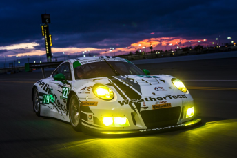 Van Gisbergen in the WeatherTech Porsche at Daytona