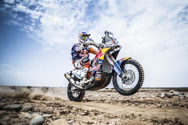 Toby Price in action Morocco recently