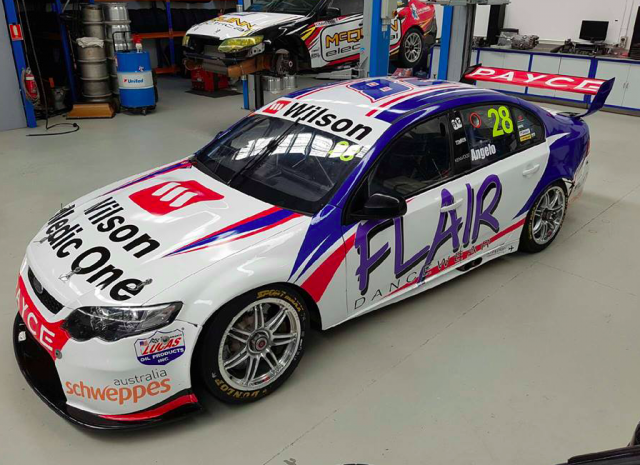 Chelsea Angelo's new look MW Motorsport Falcon