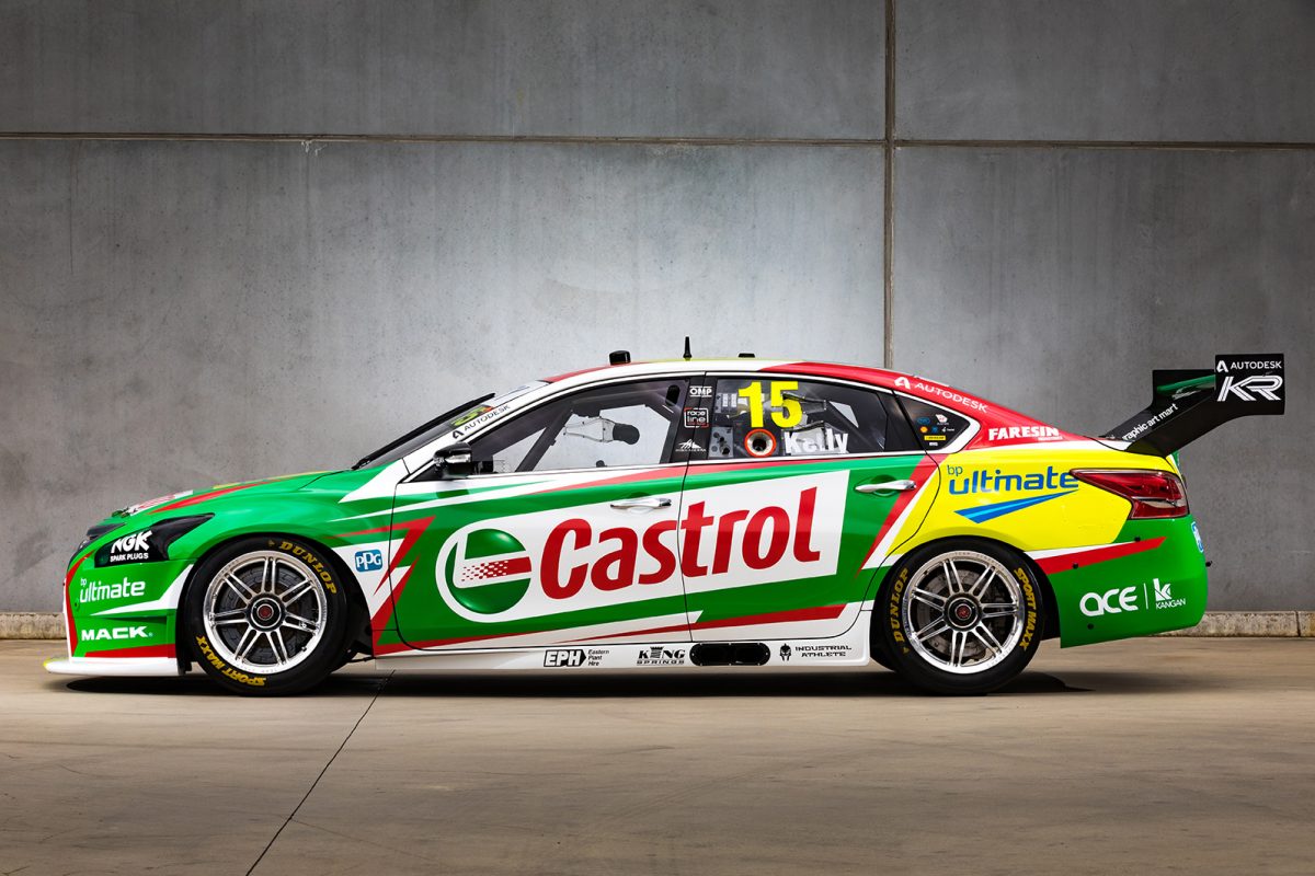 Kelly Racing uncovers 2019 Castrol Altima - Speedcafe.com