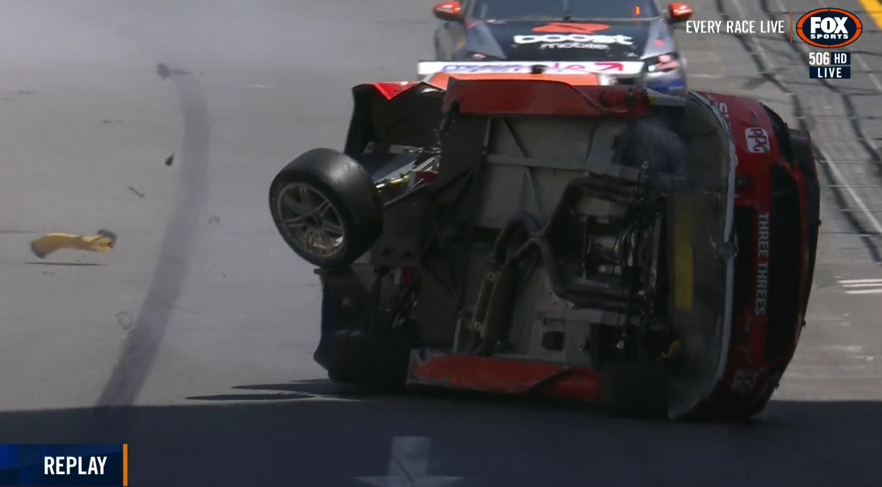 McLaughlin suffers spectacular qualifying crash