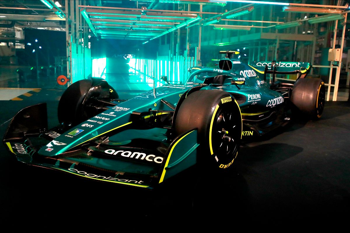 Aston Martin shows off first 'real' 2022 F1 car