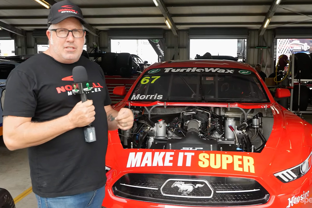 TALKING TECH Trans Am car with The Dude