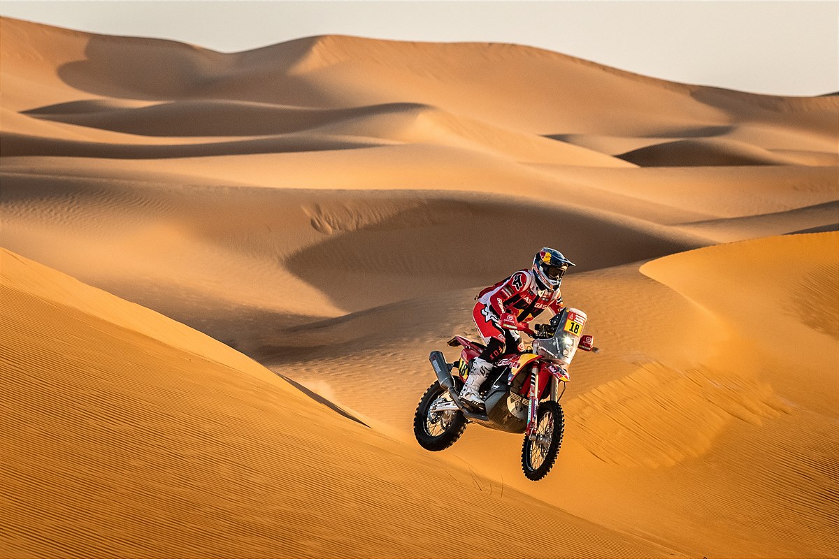 Daniel Sanders gave road order position to Toby Price on Stage 13